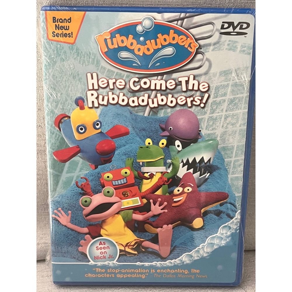 Rubbadubbers Here Come The Rubbadubbers DVD Nick Jr Stop Motion New Sealed
